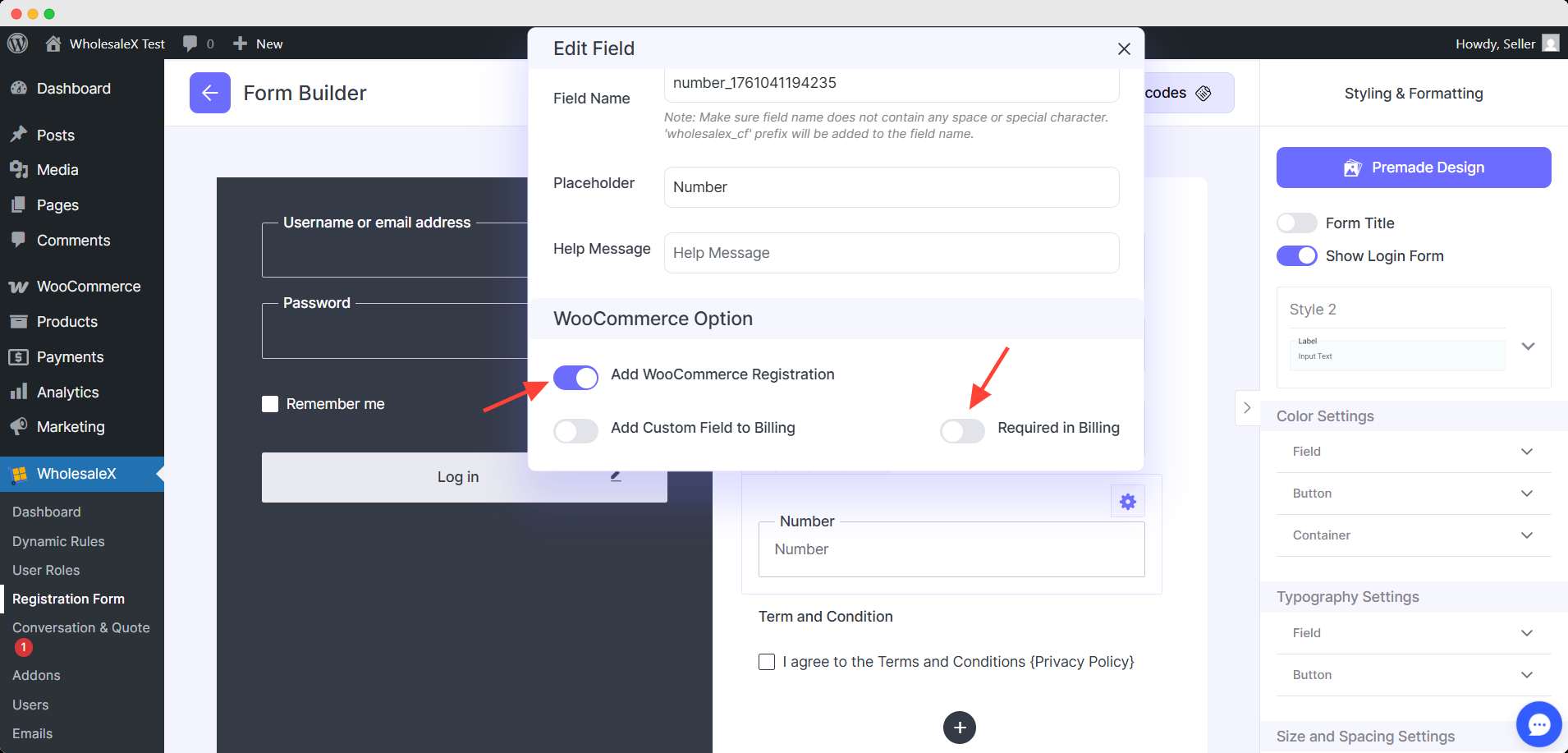 Adding Custom Fields to the Default WooCommerce Registration Form