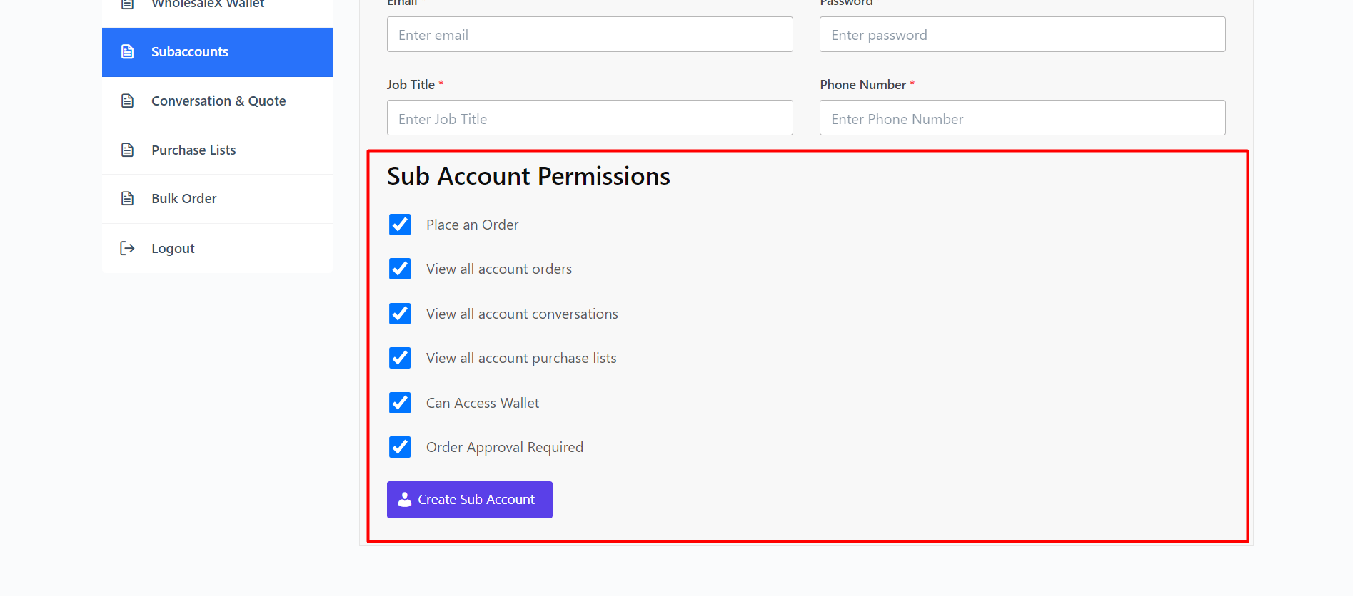 Setting Permissions