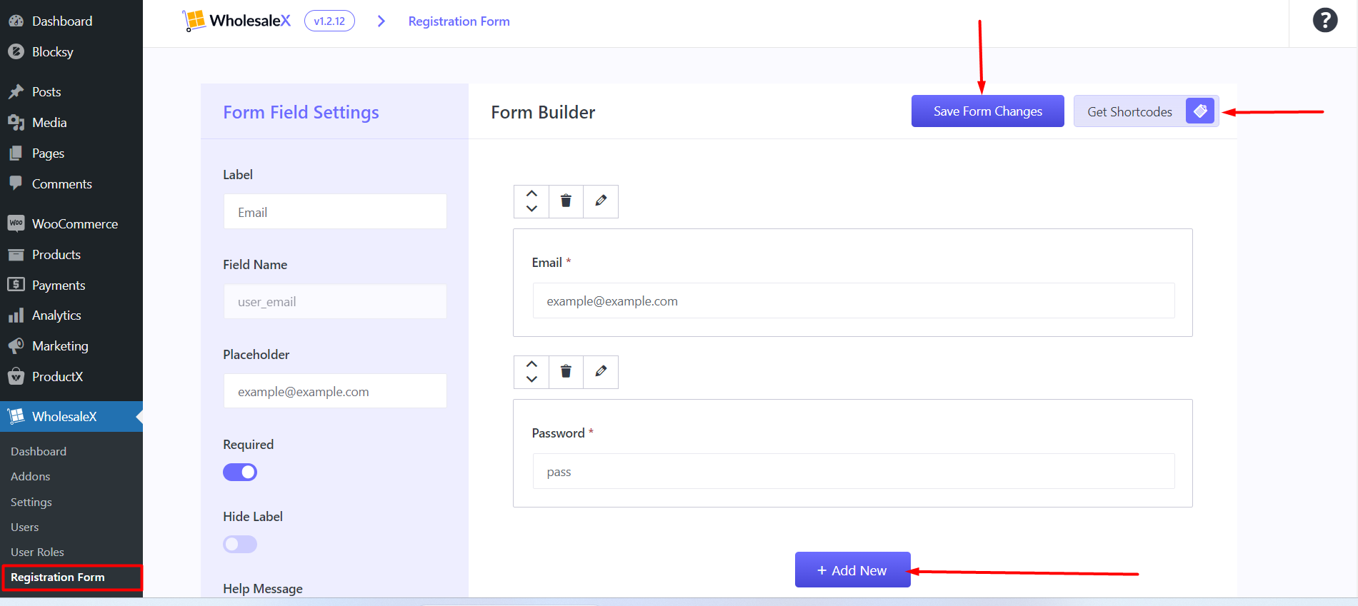 How to Find the Registration Form Shortcode? 
