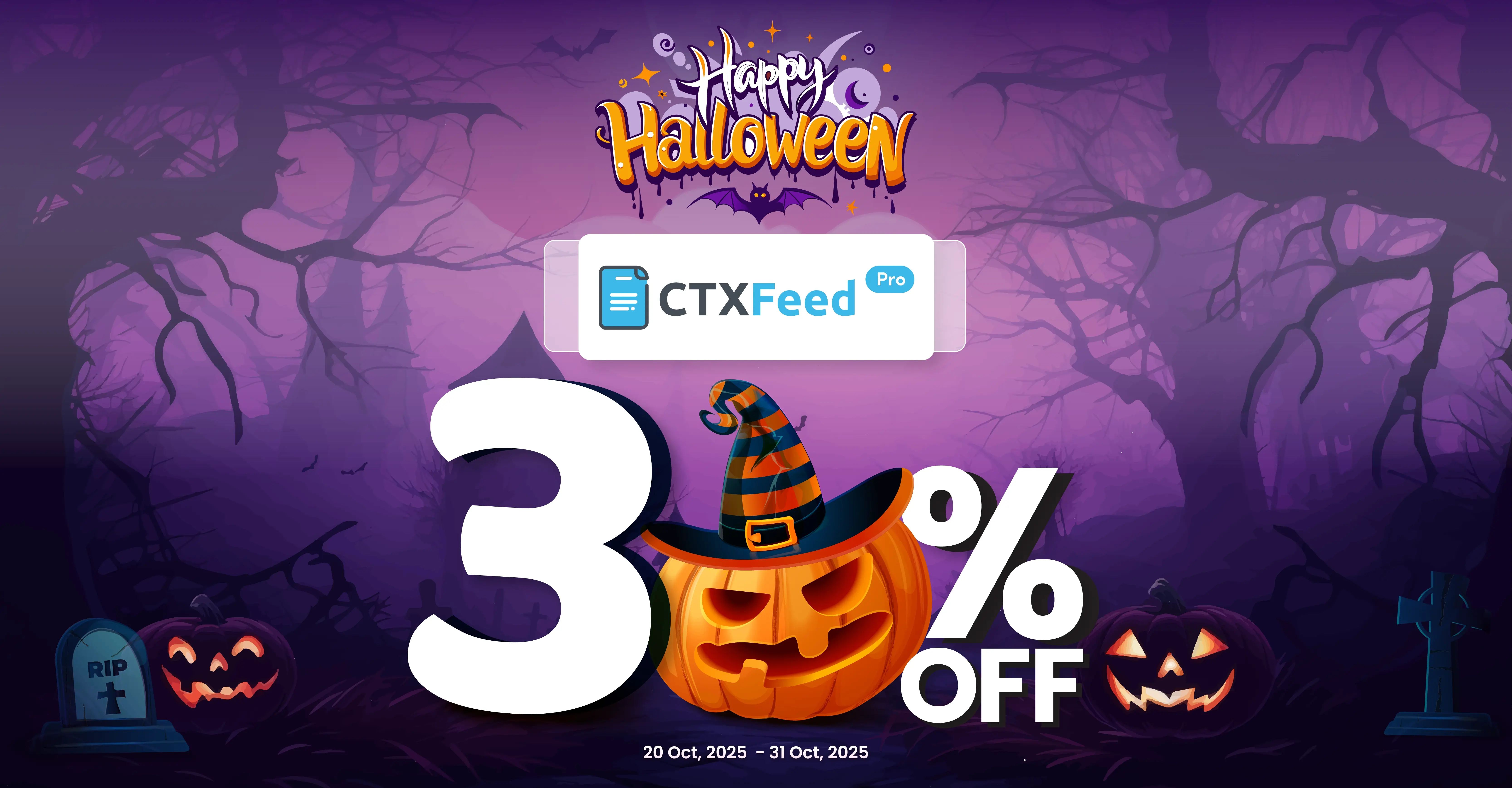 CTX Feed Plugin Halloween Deal