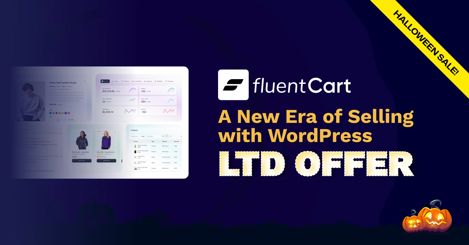 FluentCart Halloween Deals