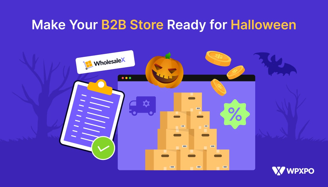 ready b2b store for halloween