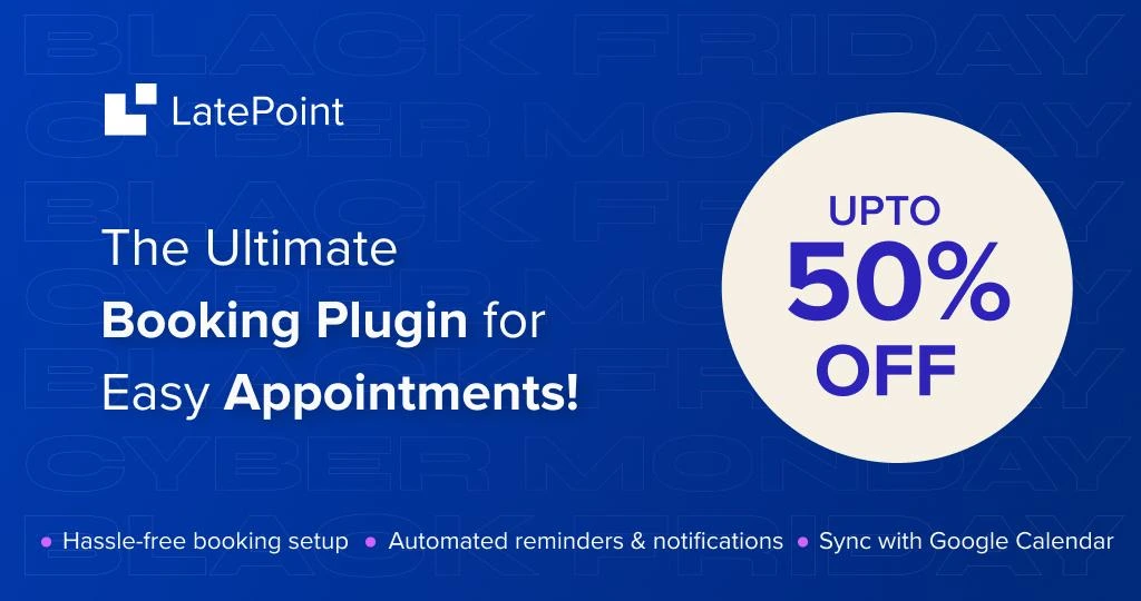 LatePoint Black Friday Deals