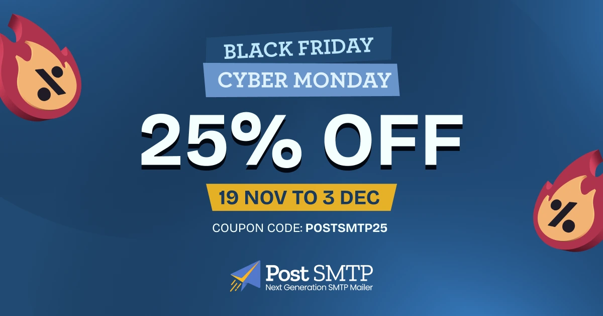 PostSMTP Black Friday Deal