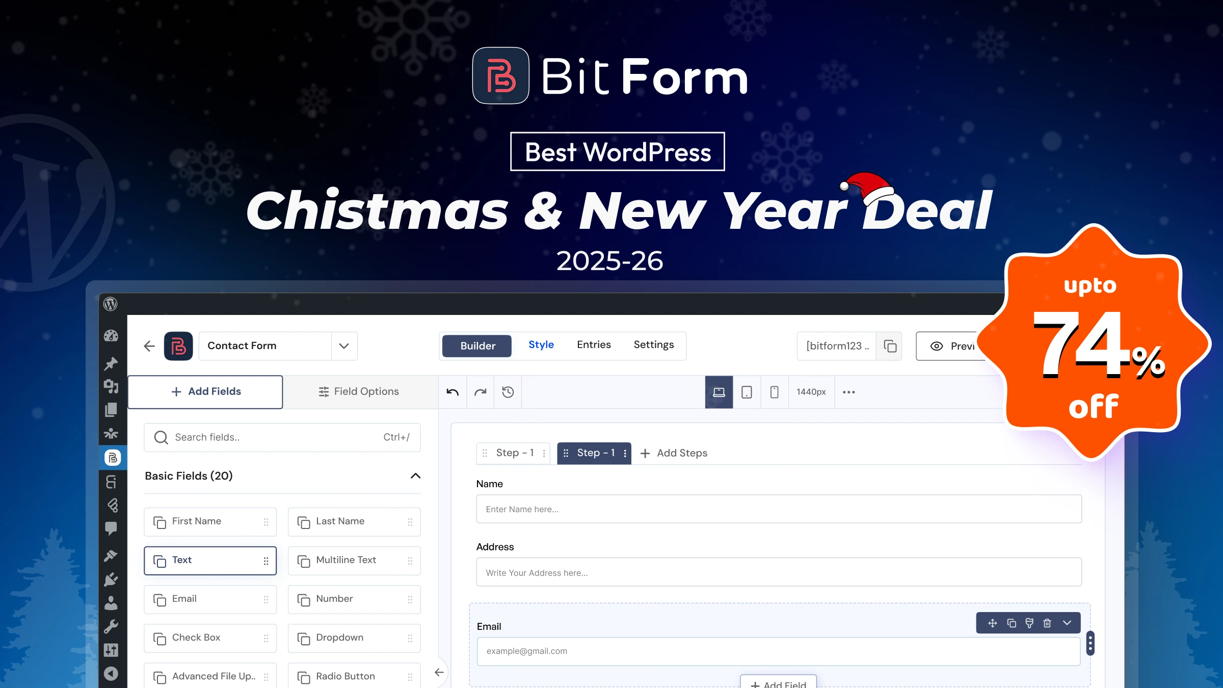 Bit Form Christmas and New Year Sales