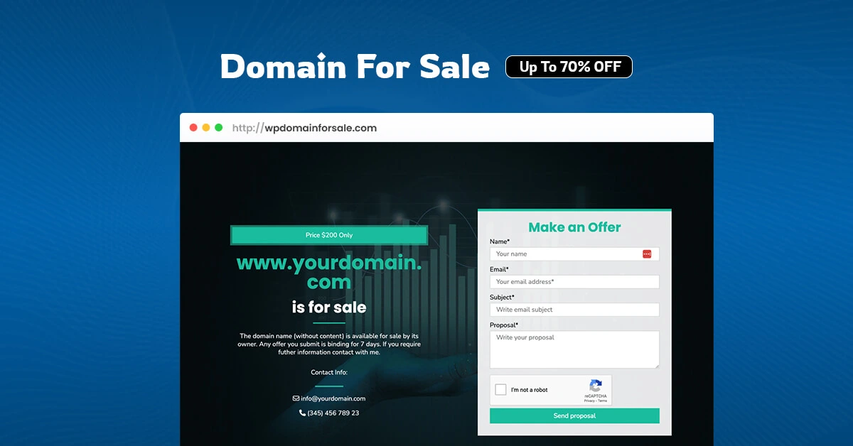 Domain For Sale New Year Deals