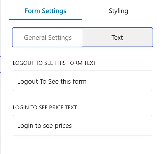 Customize Text Fields in the Registration Form