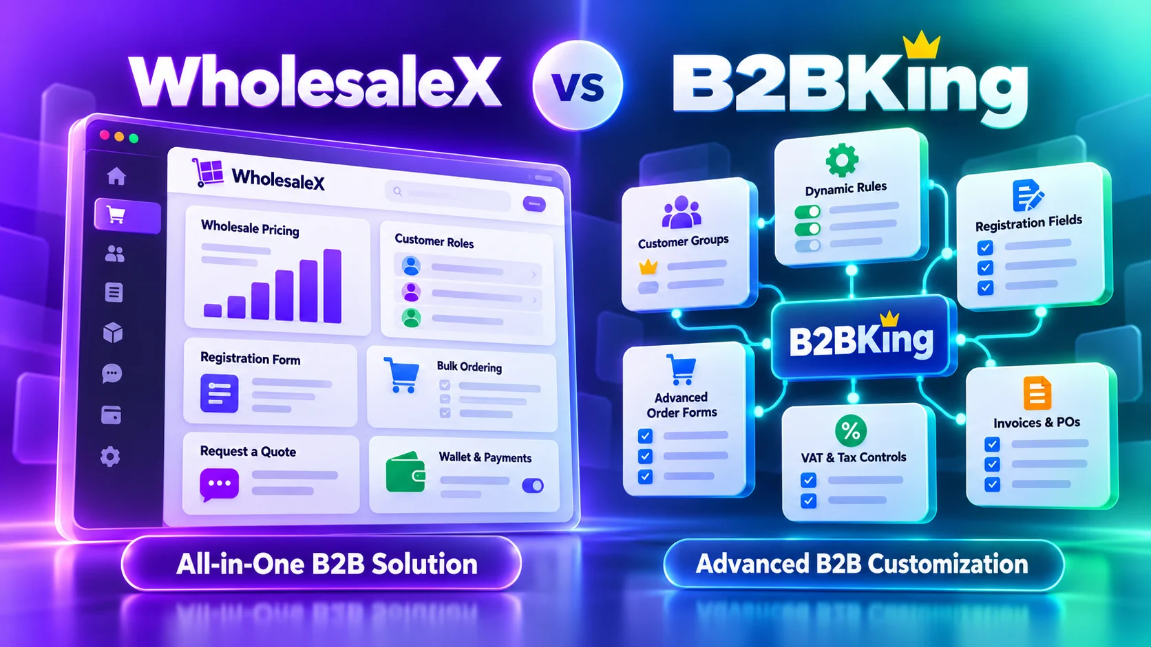 WholesaleX vs B2BKing: Which WooCommerce B2B Plugin Should You Choose?