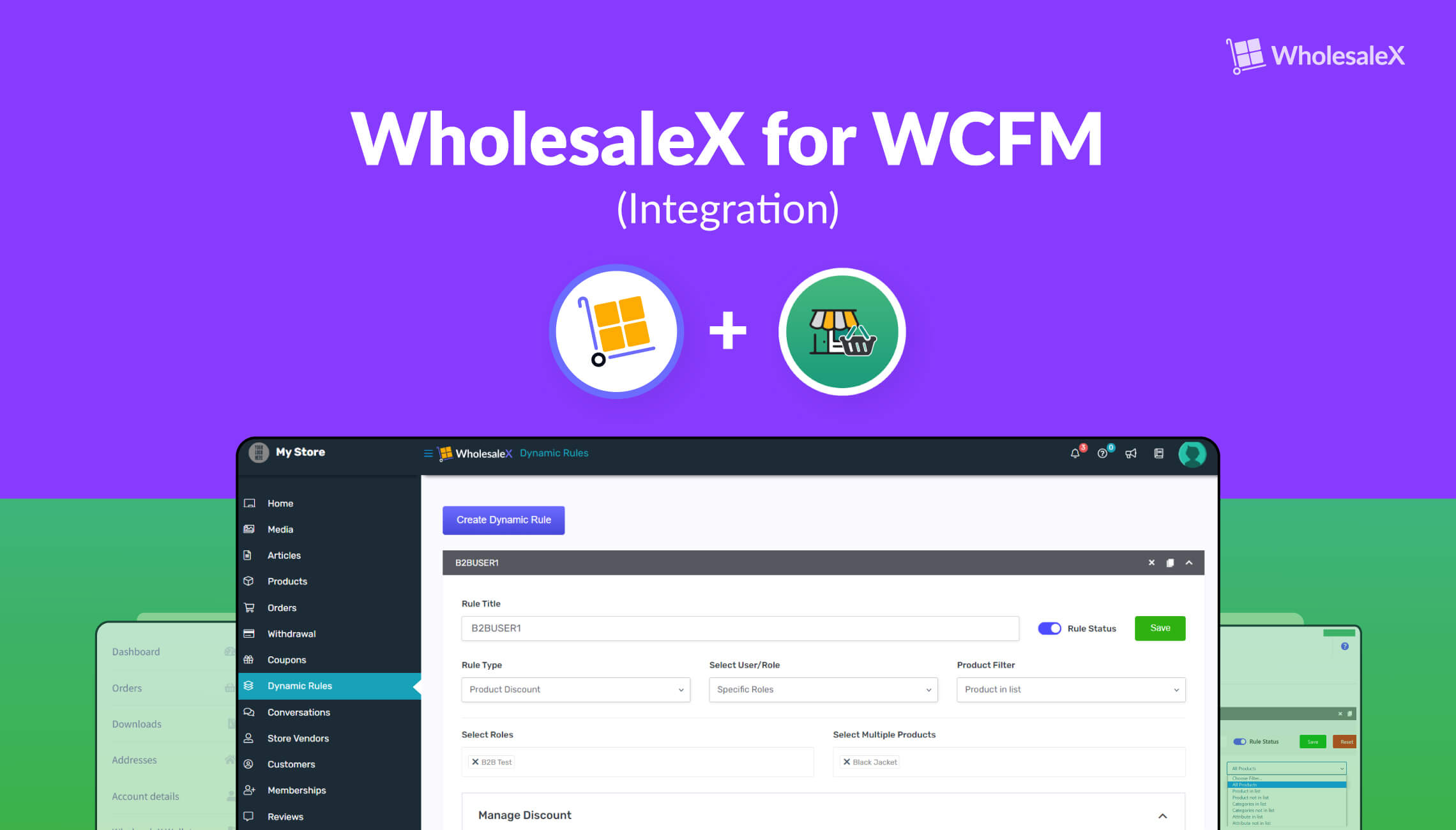 WholesaleX for WCFM Integration : Turn Your Marketplace into a B2B Multivendor Hub