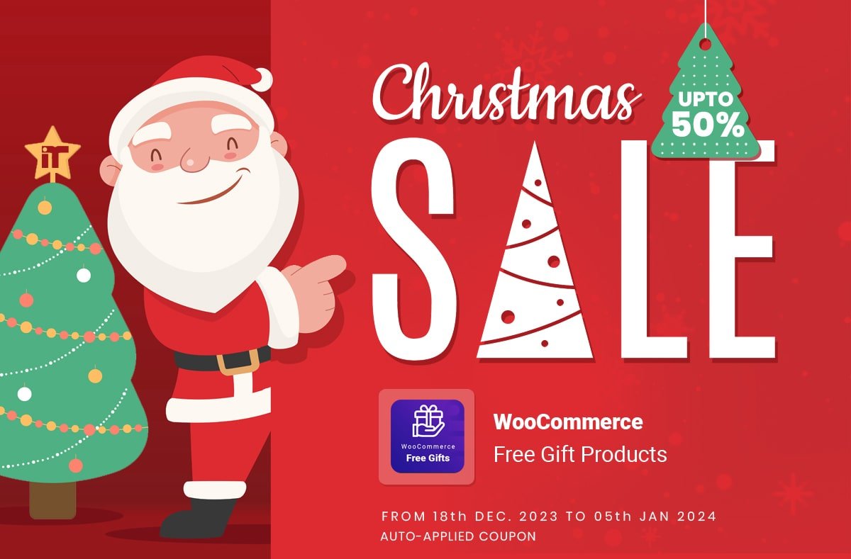 Free Gifts for WooCommerce Holliday Deal