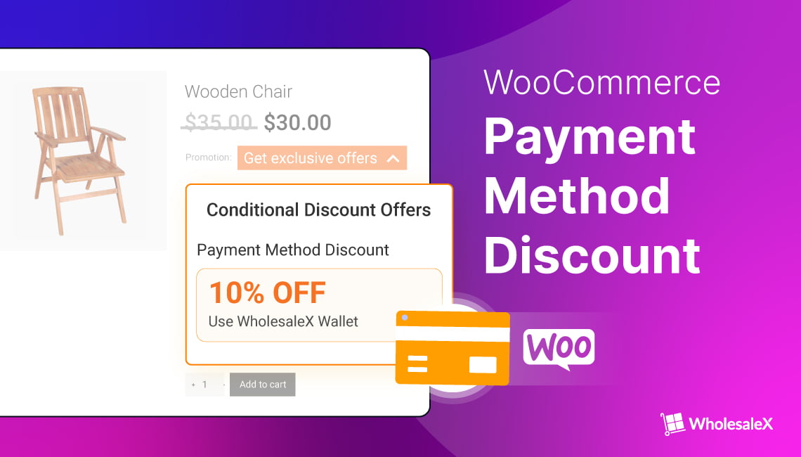 how to offer payment method discount in WooCommerce