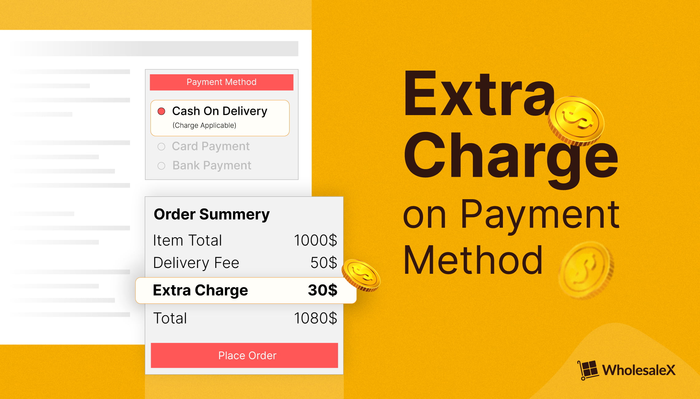 add fees to payment methods in WooCommerce